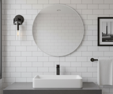 Machinist Glass Cylinder Sconce 9"